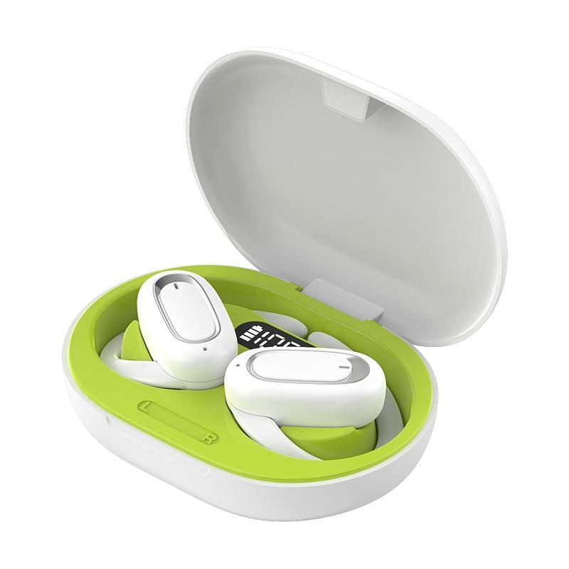 Adjustable Wireless Bluetooth Earphones with Noise Reduction - T35 Ows - Black
