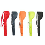 Portable Nylon Golf Bag - Lightweight and Durable - Red - Side View