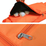 Portable Nylon Golf Bag - Lightweight and Durable - Red - 45-Degree Angle