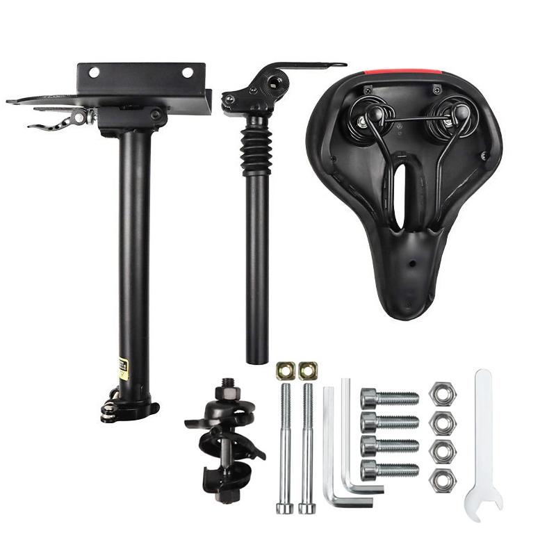 Foldable Seat for Xiaomi M365 Scooter - no Drilling Black