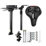 Foldable Seat for Xiaomi M365 Scooter - no Drilling Black - Side View