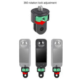 Universal 1 / 4 Inch Screw Action Camera Adapter - Adjustable - Black