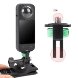 Universal 1 / 4 Inch Screw Action Camera Adapter - Adjustable - Black - 45-Degree Angle