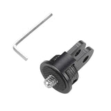 Universal 1 / 4 Inch Screw Action Camera Adapter - Adjustable - Black - Extra Image
