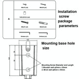 Quick Release Wall Mount for Computer Monitor - Silver Gray