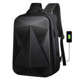 Waterproof Laptop Backpack With Usb Port - Large Capacity - Light Grey - Extra Image