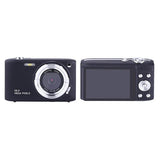 Portable 16X Zoom Hd Digital Camera With 2.88 Ips Screen - Champagne Gold - 45-Degree Angle