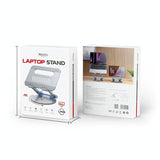Silver Foldable Swivel Laptop Stand - 45-Degree Angle