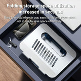 Silver Foldable Swivel Laptop Stand - Extra Image