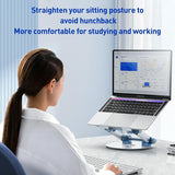 Silver Foldable Swivel Laptop Stand - Extra Image
