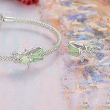 925 Sterling Silver Dragonfly Animal Bead - Side View
