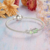 925 Sterling Silver Dragonfly Animal Bead - Rear View