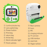 Instant Printing Camera with 2.4 Hd Screen and 32gb Tf Card - Blue - Extra Image