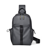2023 Large Capacity Waterproof Crossbody Chest Bag For Cycling & Sports - Black