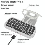 Wireless Bluetooth Gamepad with Headphone Jack for Ps5 - White - 45-Degree Angle
