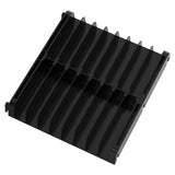 Desktop Cd Storage Stand - Large Capacity Black - Front View