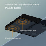 Desktop Cd Storage Stand - Large Capacity Black