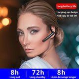 180 Degree Rotating Bluetooth 5.0 Wireless Earphones with Noise Cancellation and Mic - Low Angle