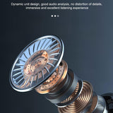 Wireless Bluetooth Earphone with Noise Reduction - 880 Ear Mounted - Black - Close-Up Angle