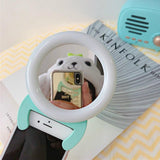 Portable Handheld Live Light for Mobile Self-timer - Pink