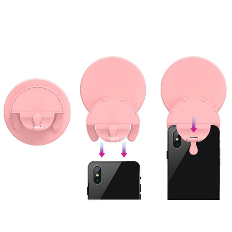 Portable Handheld Live Light for Mobile Self-timer - Pink