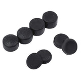 8-piece Silicone Joystick Cap Set for Ps5 / Ps4 - Black - Front View