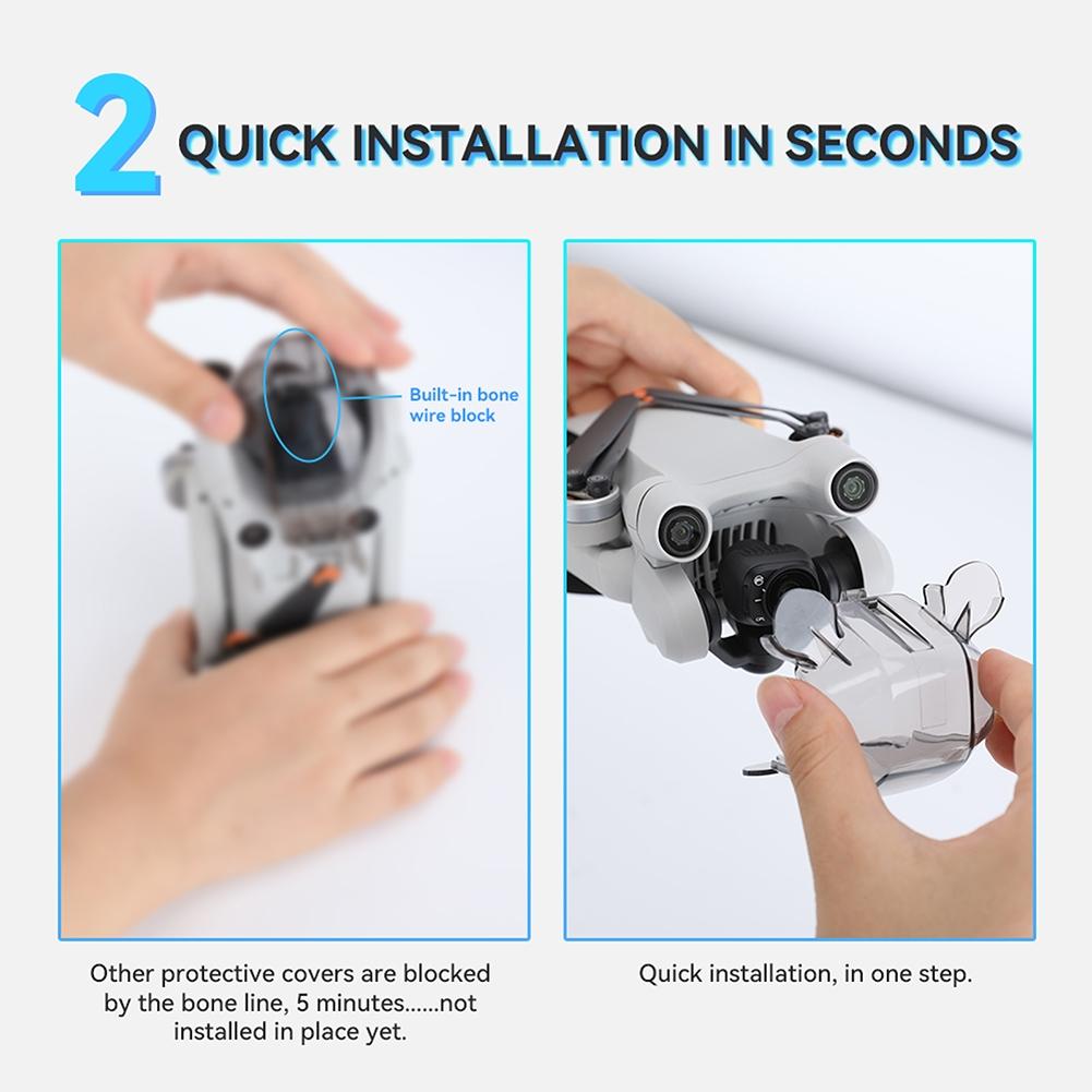 Mini 3 Pro Drone Lens Cap & Paddle Set - Lens Protection Cap
