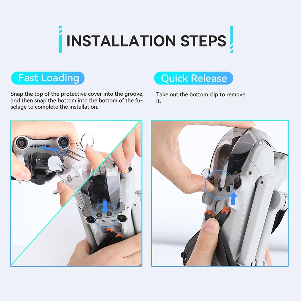 Mini 3 Pro Drone Lens Cap & Paddle Set - Lens Protection Cap