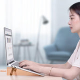 Foldable Laptop Stand with Fan and Heater - Portable and Adjustable - Silver - Top-Down View
