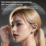 Wireless Bluetooth Earphones for Mechanical Planet - Ear-mounted - Beige - Rear View