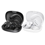 Wireless Bluetooth Earphone - Wk Va15 Air Conduction - Ear Hanging - Black - Side View