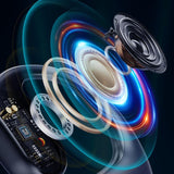 Wireless Bluetooth Earphone - Wk Va15 Air Conduction - Ear Hanging - Black - Extra Image