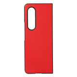 For Samsung Galaxy Z Fold4 5G Litchi Texture Case - Two Tone - Black - Extra Image