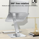 Lenovo Thinkplus Desktop Laptop Holder - Silver - Side View