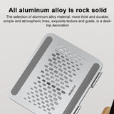 Lenovo Thinkplus Desktop Laptop Holder - Silver - Top-Down View