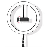 Professional Collapsible Led Ring Light for Mobile Phones - Top-Down View