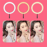 Professional Collapsible Led Ring Light for Mobile Phones - Close-Up Angle