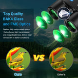 Autofocus 10x42 Binoculars - Fixed Focus Black - Rear View