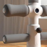 Adjustable 2-In-1 Sit-Up Boxing Ball Stand With Punching Bag - Gray / White - Extra Image