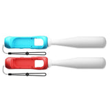 Red Oled Baseball Grip for Nintendo Switch - Front View