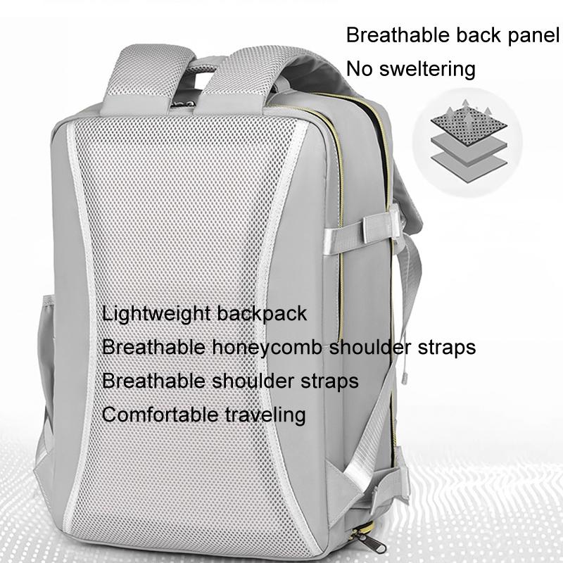 Large Capacity Travel Shoulder Bag For Students - Black