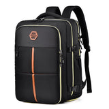 Large Capacity Travel Shoulder Bag For Students - Black