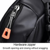 Versatile Crossbody Chest Bag For Casual Or Sports Use - Black
