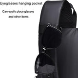 Versatile Crossbody Chest Bag For Casual Or Sports Use - Black