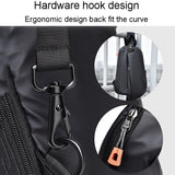 Versatile Crossbody Chest Bag For Casual Or Sports Use - Black
