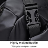 Versatile Crossbody Chest Bag For Casual Or Sports Use - Black