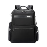 Black Multifunctional Anti-theft Laptop Backpack with Usb Charging Hole - Side View