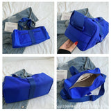 Travel & Fitness Crossbody Bag - Waterproof Nylon - Blue - Extra Image