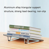 Aluminum Laptop Stand - Heightening Bracket Grey - 45-Degree Angle