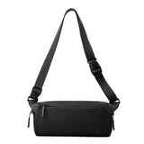 Men Cycling Chest Bag Casual Messenger Pack - Black
